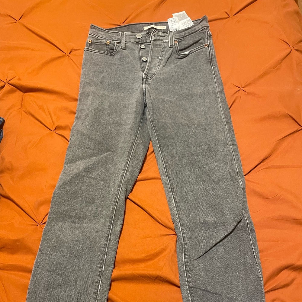 Levi's Women's Straight Leg Gray Jeans